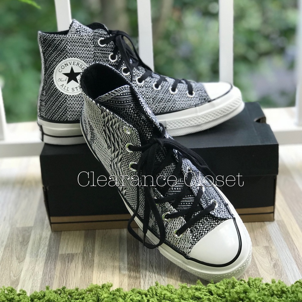 Converse Ctas 70 HI B/W Knit  W AUTHENT - Picture 2 of 7